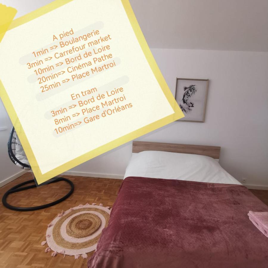 Chambre Cocooning Tout Confort Saint Marceau オルレアン エクステリア 写真